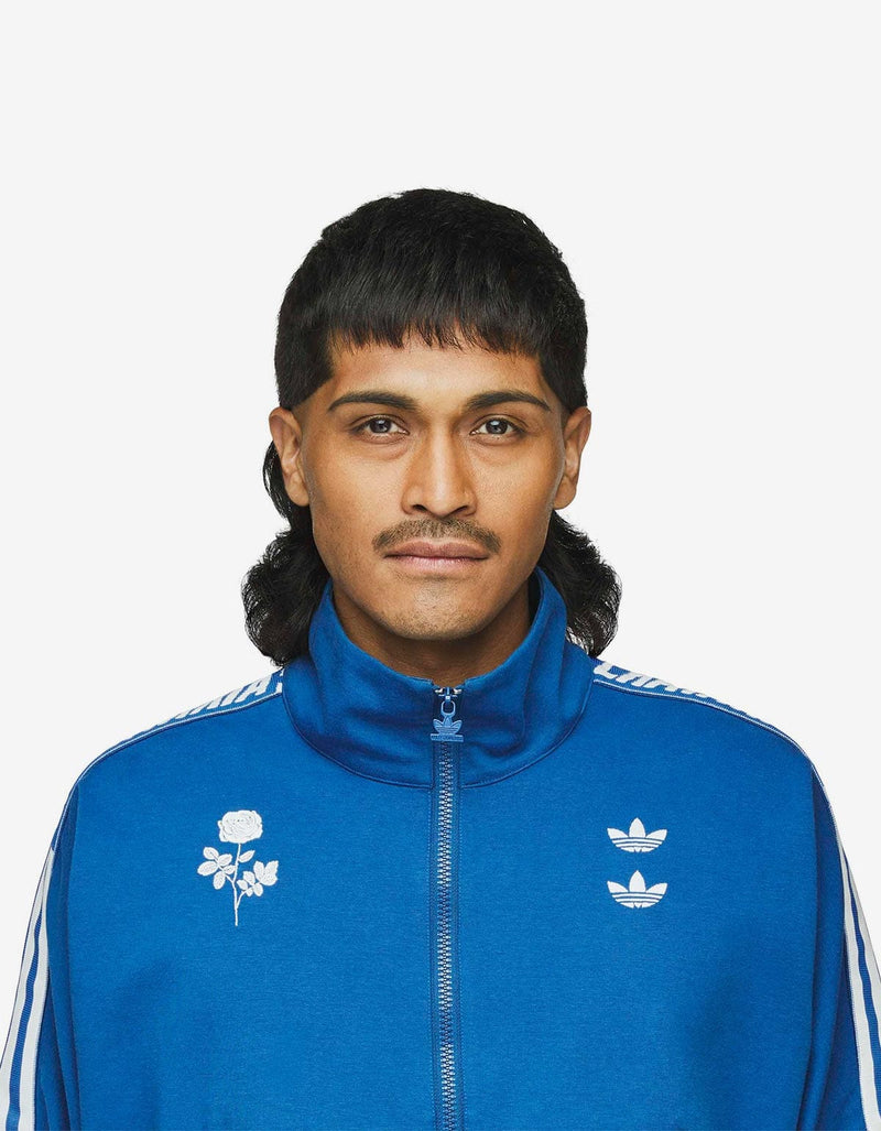 Willy Chavarria x Adidas Blue Knit Track Jacket JV8991