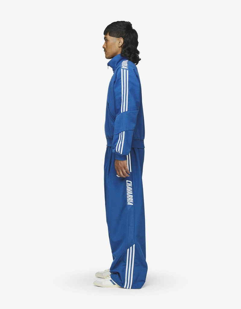 Willy Chavarria x Adidas Blue Knit Track Jacket JV8991