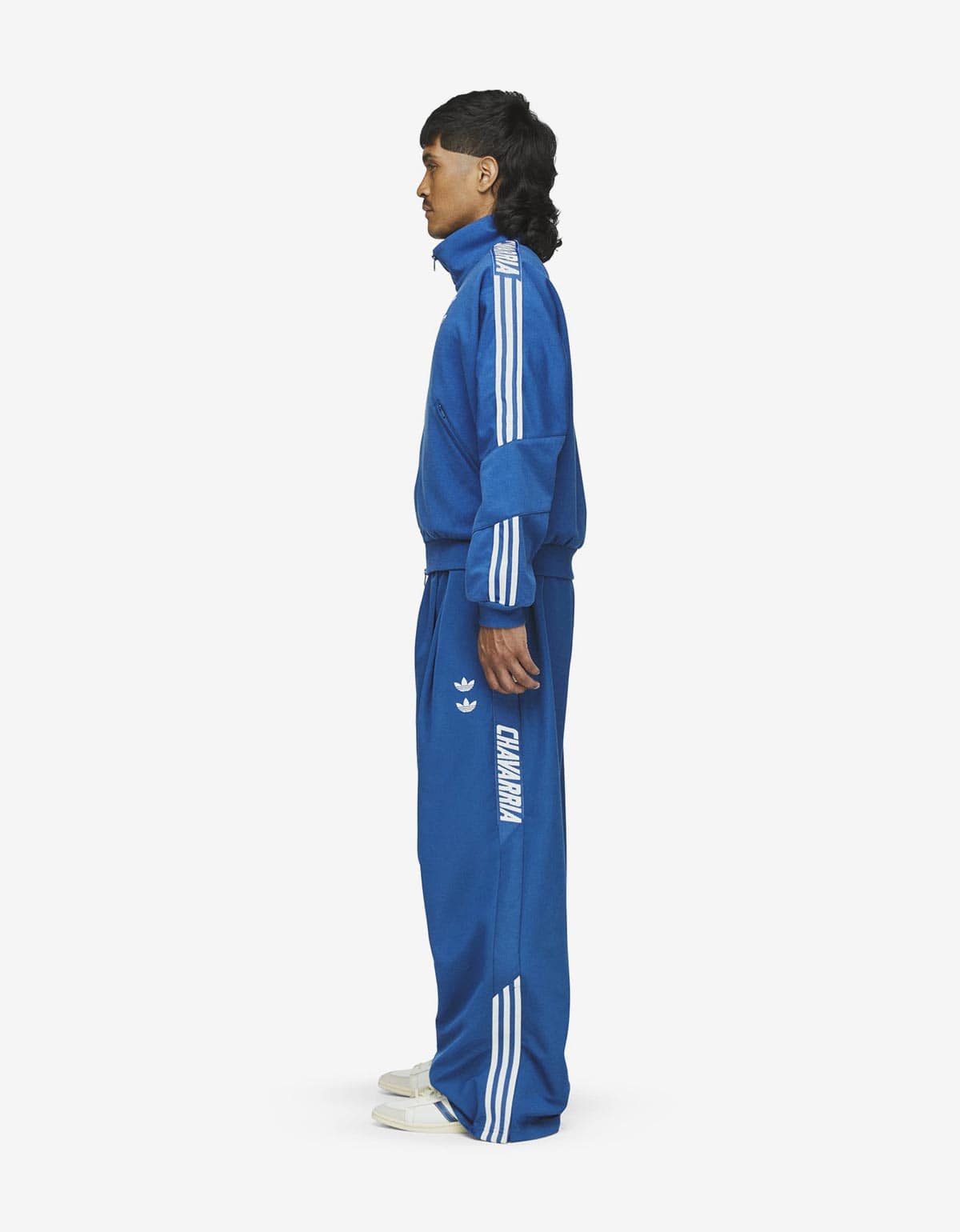 Willy Chavarria x Adidas Blue Knit Track Pant JV8992
