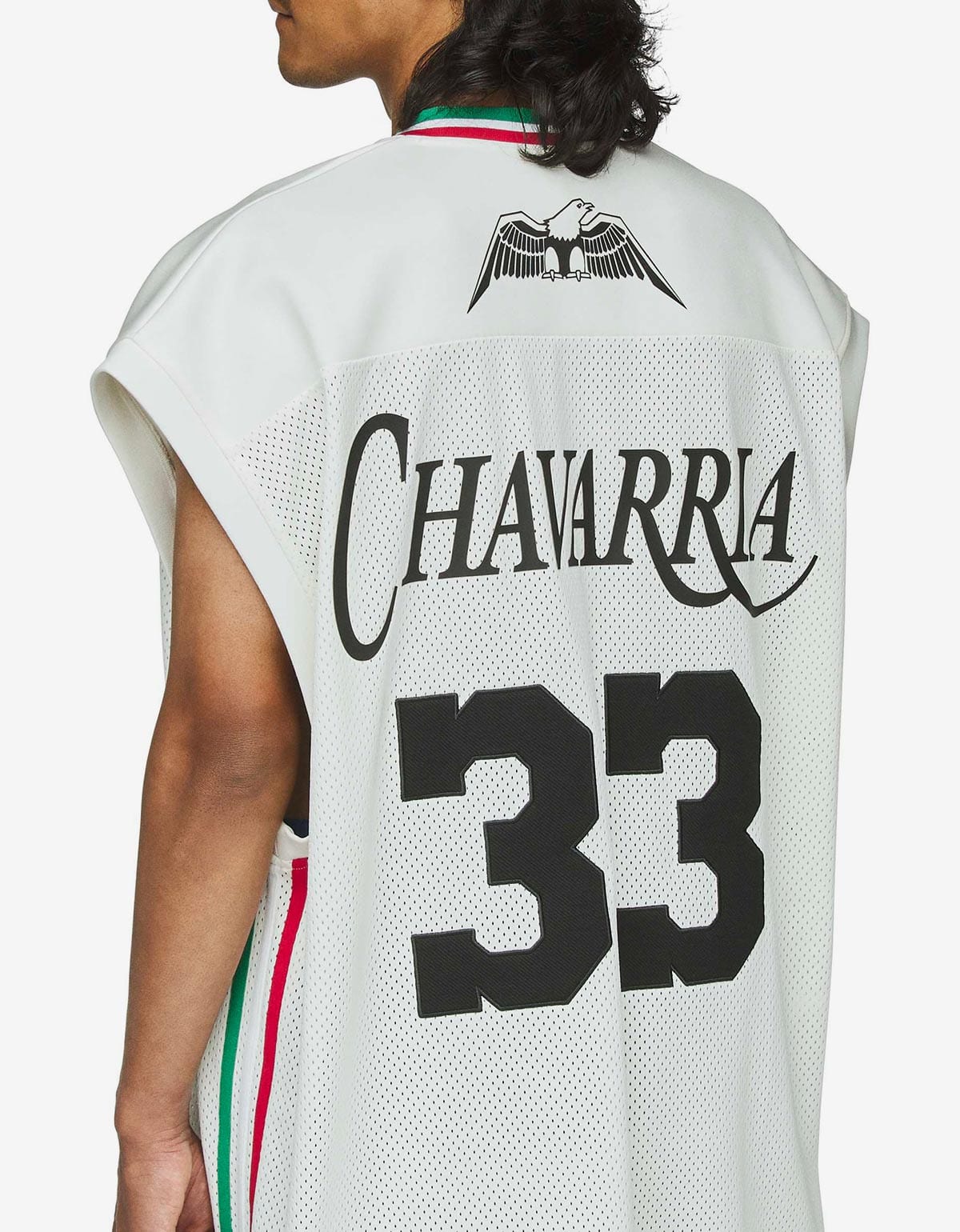 Willy Chavarria x Adidas White Basketball Jersey JV6410