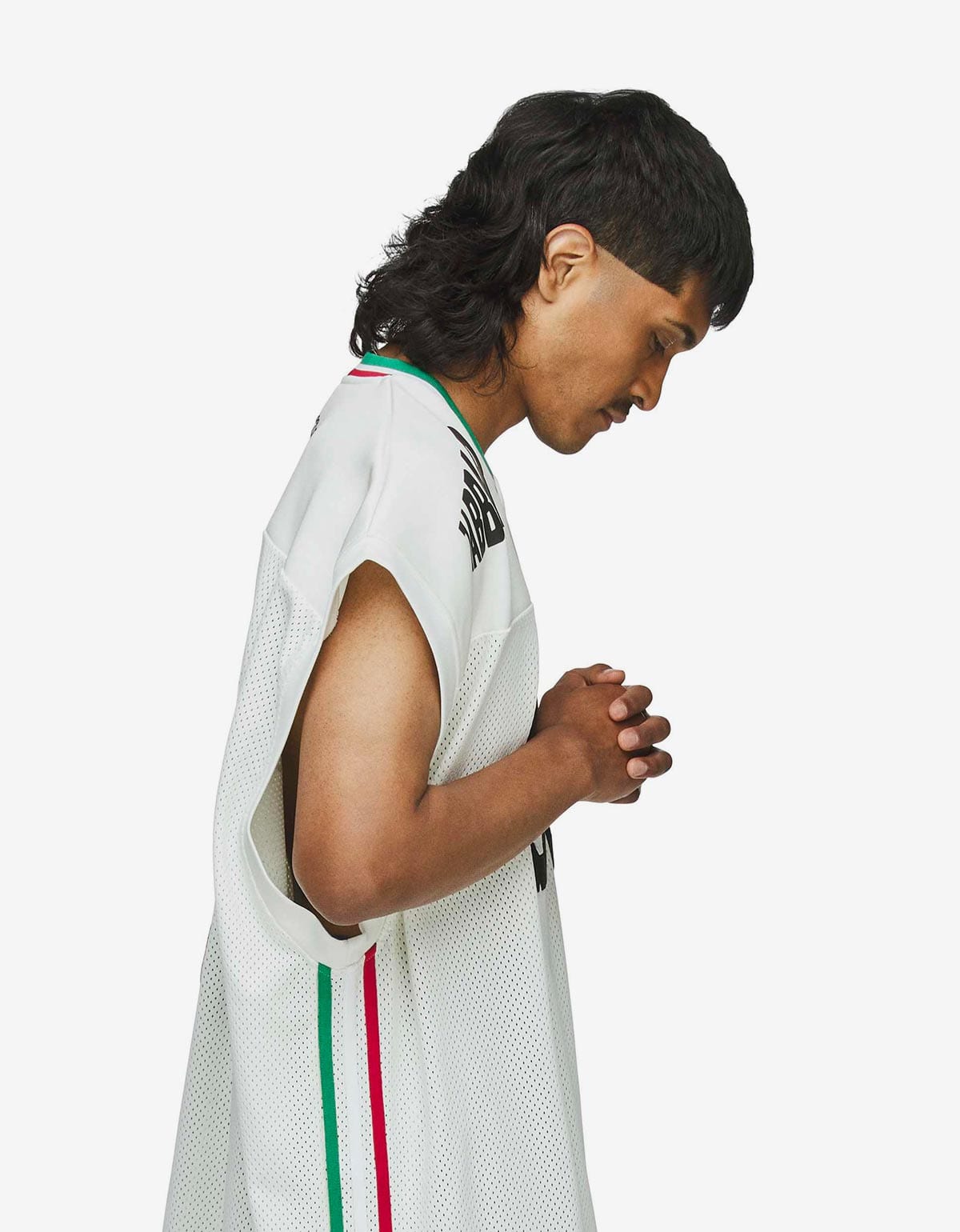 Willy Chavarria x Adidas White Basketball Jersey JV6410