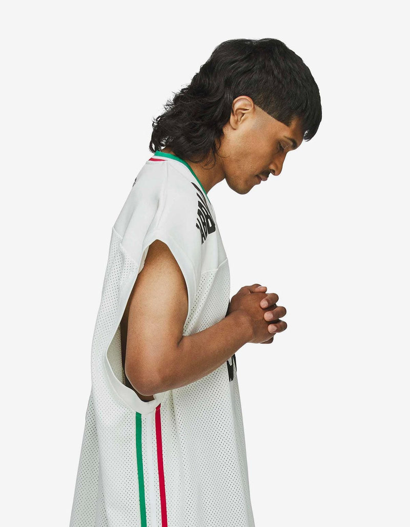 Willy Chavarria x Adidas White Basketball Jersey JV6410