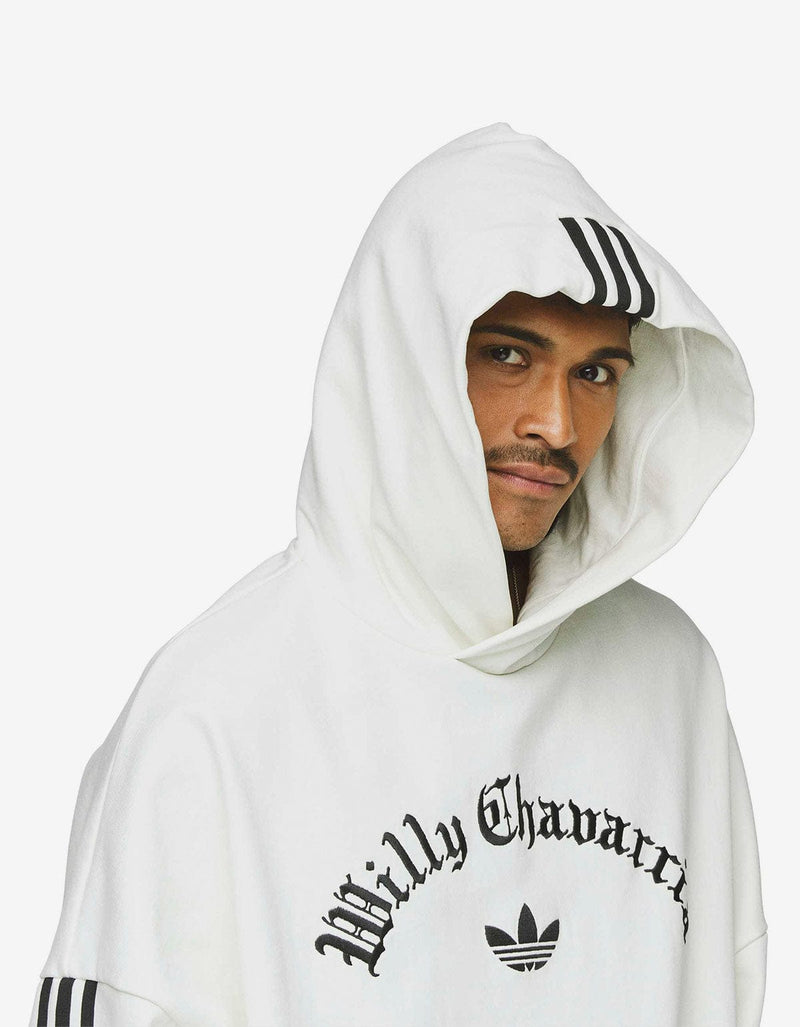 Willy Chavarria x Adidas White Heavyweight Hoodie JW1445