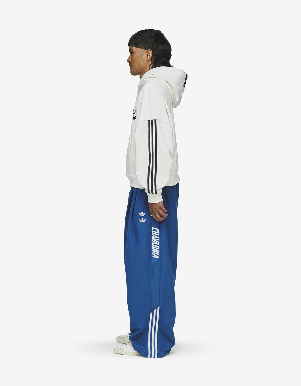 Willy Chavarria x Adidas White Heavyweight Hoodie JW1445