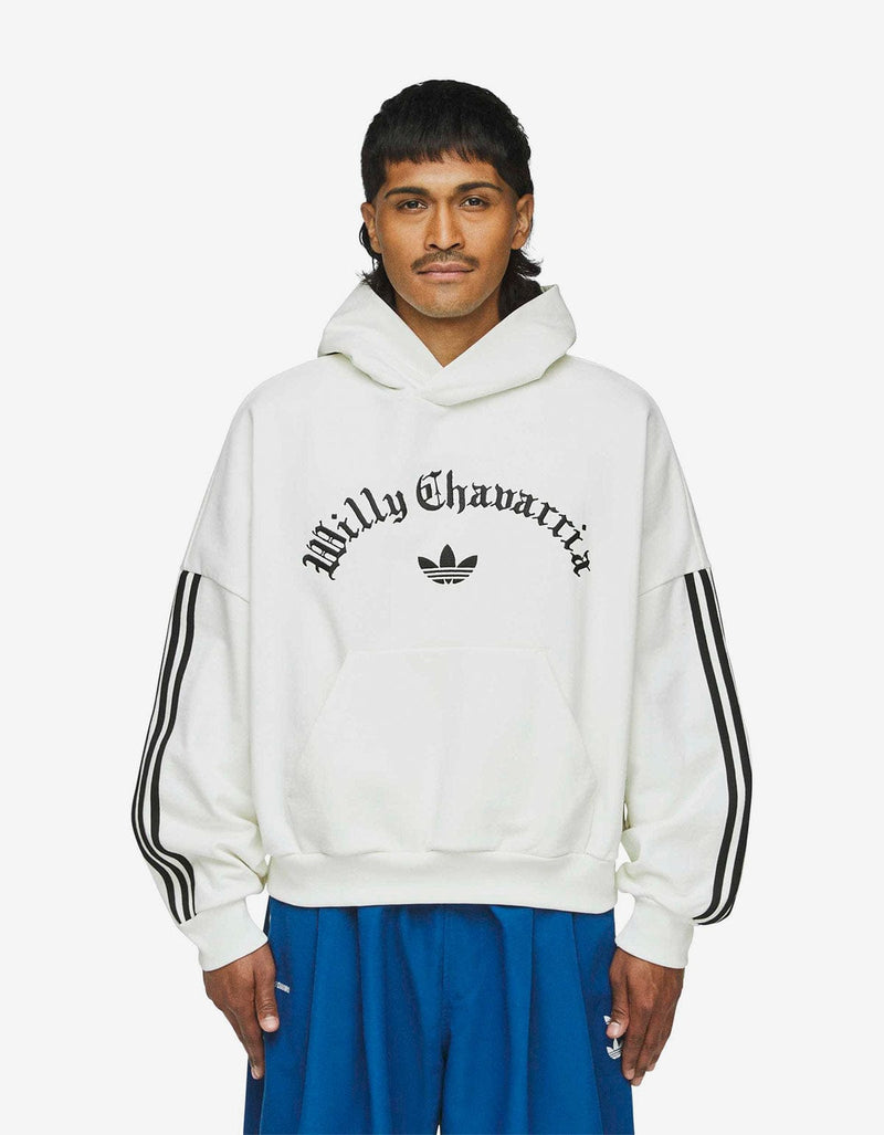 Willy Chavarria x Adidas White Heavyweight Hoodie JW1445
