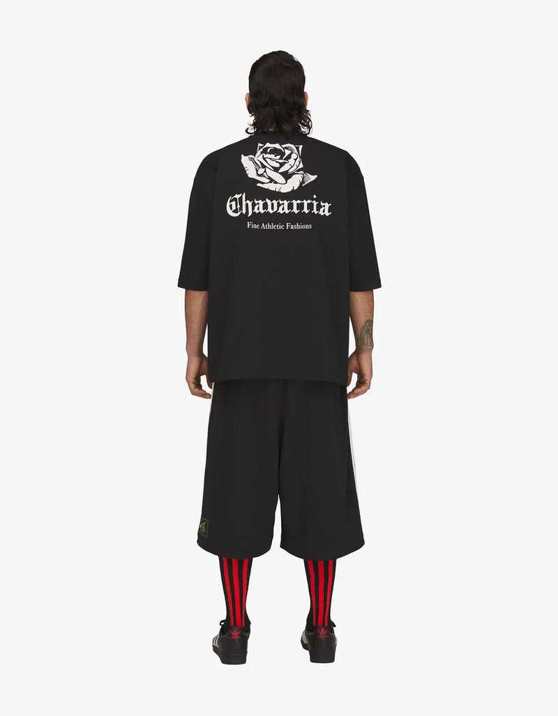 Willy Chavarria Black Logo T-Shirt – mens designer fashion London