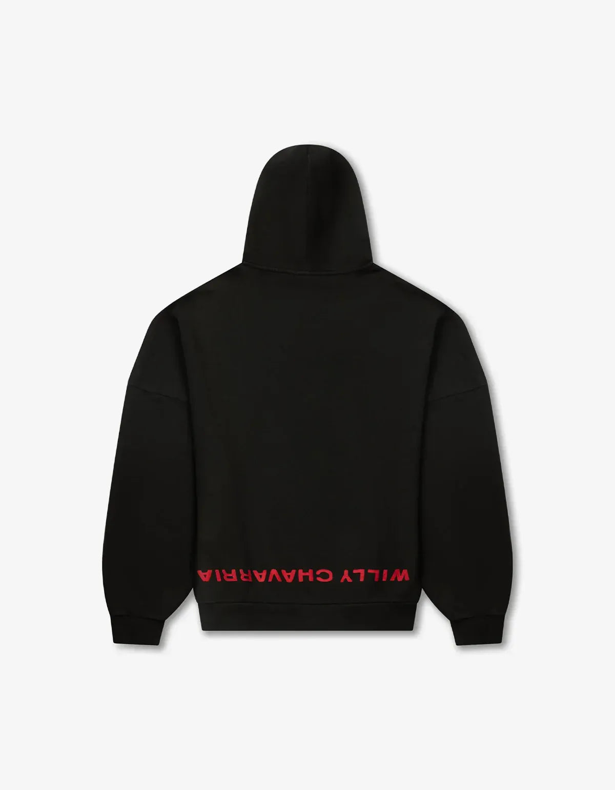 Willy Chavarria Black Welcome To America Hooligan Hoodie WCJSY0241 001