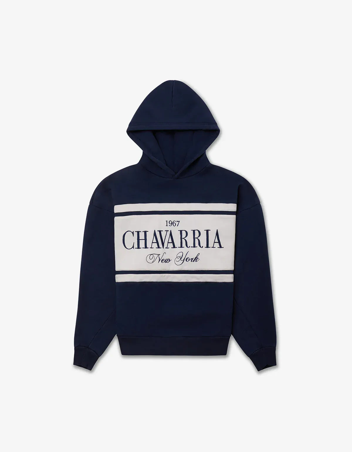 Willy Chavarria Blue Chavarria Stripe Gilroy Hoodie WCJSY0192 014