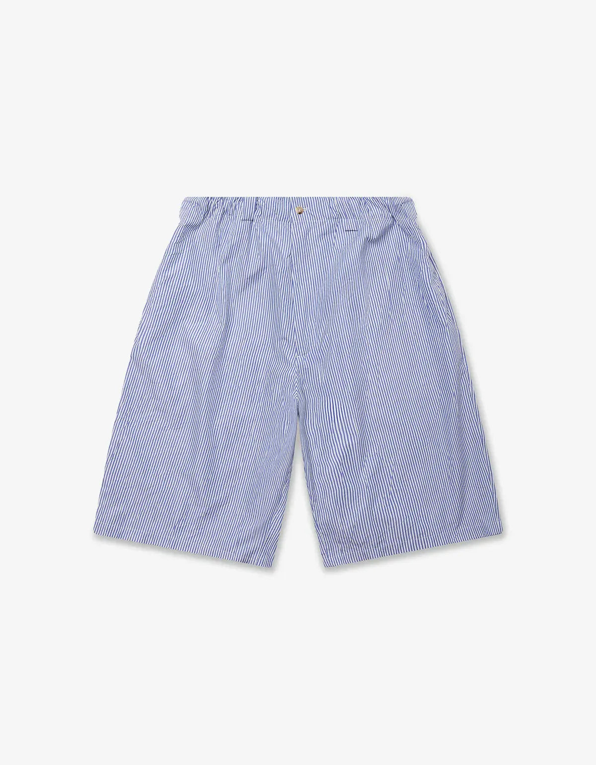 Willy Chavarria Blue Pinstripe Toluca Short WCBTM0074 084