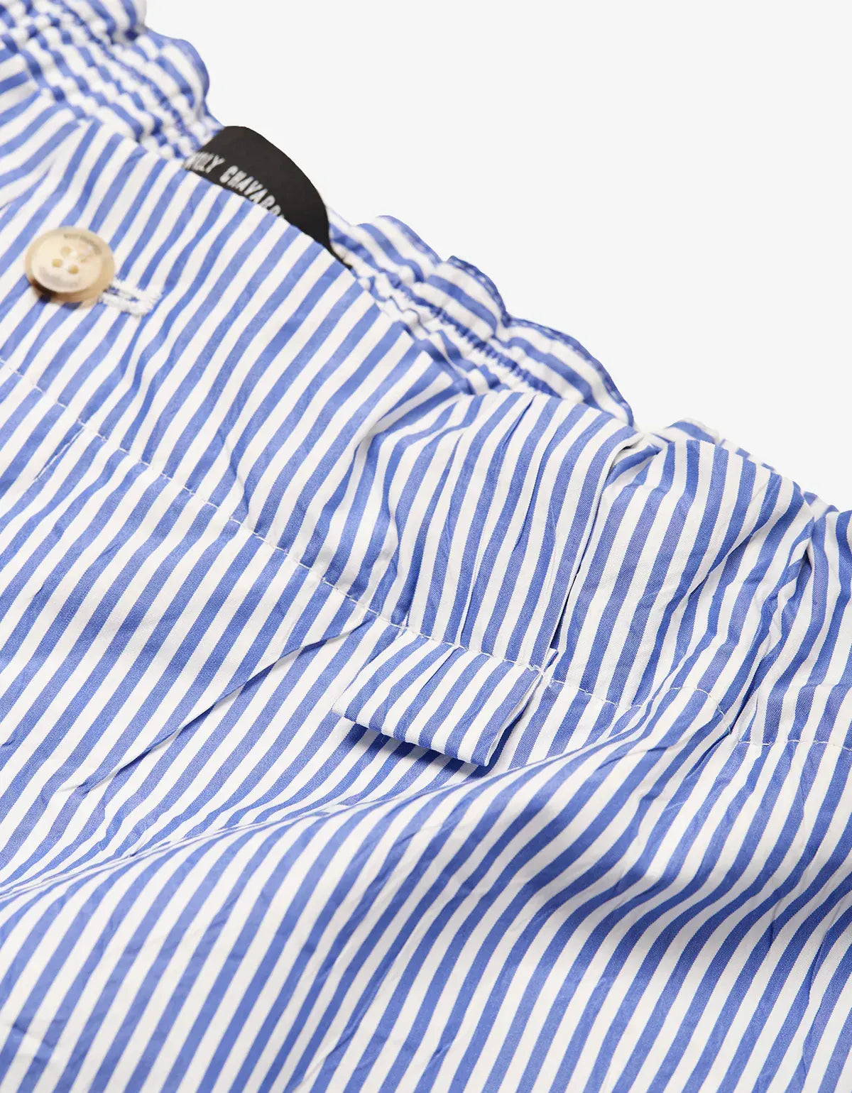 Willy Chavarria Blue Pinstripe Toluca Short WCBTM0074 084