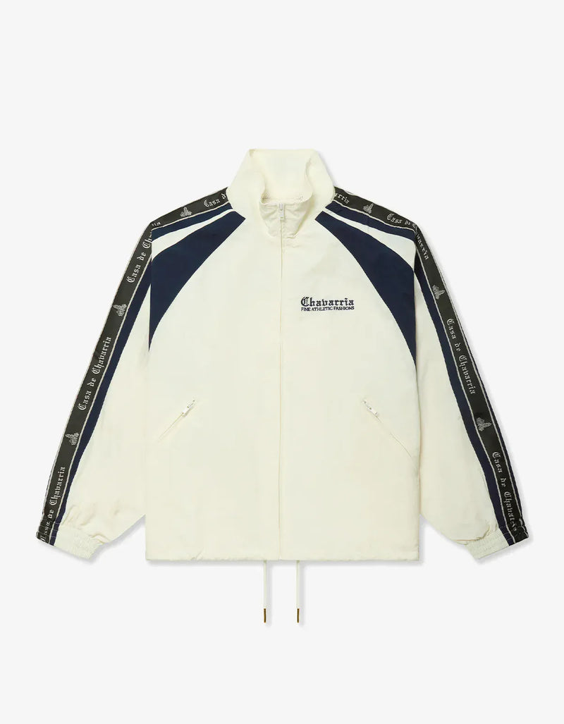 Willy Chavarria White Casa De Chavarria Tape Jacket WCJKT0067 065