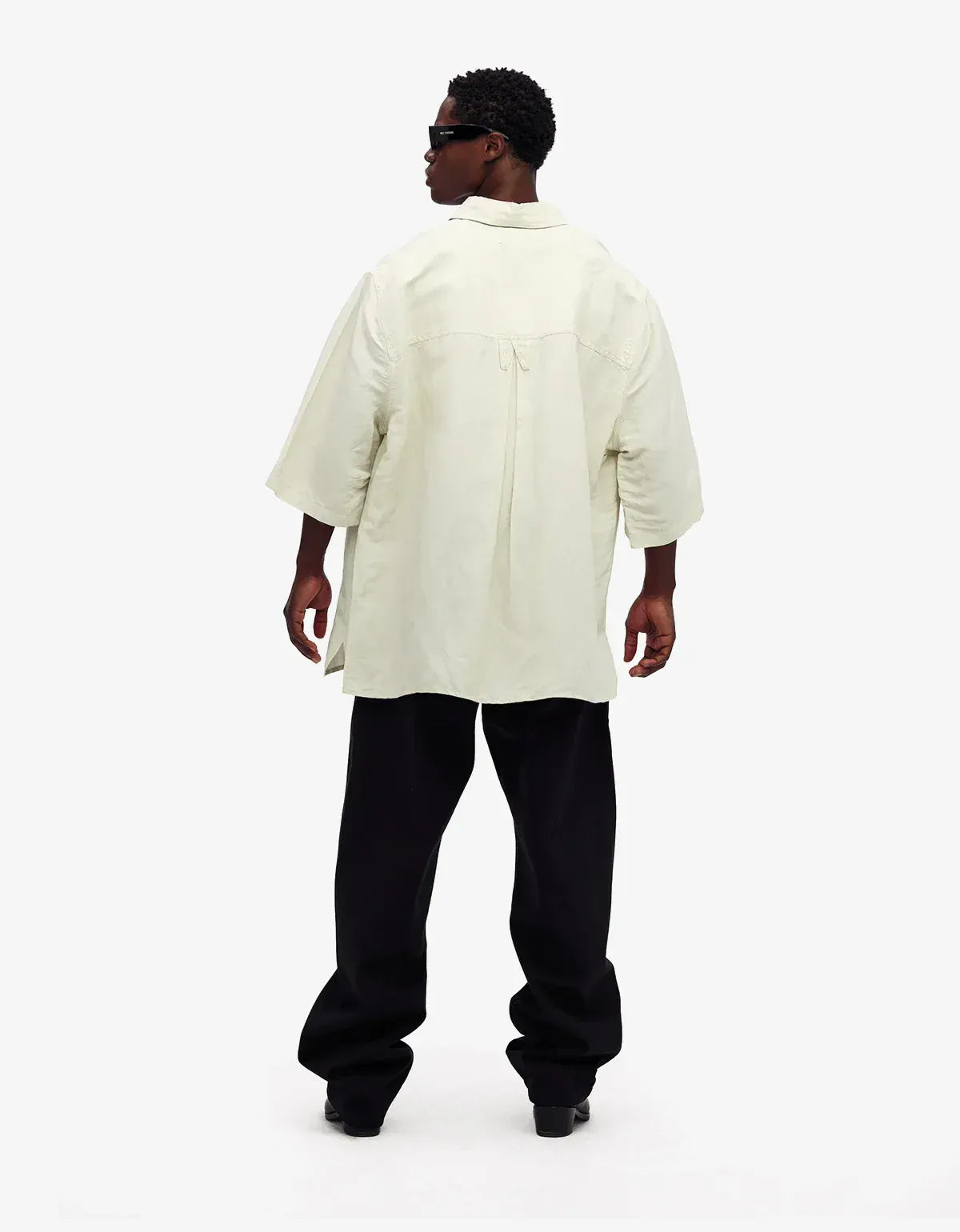 Willy Chavarria White SS Corcoran Shirt WCSHT0054 065