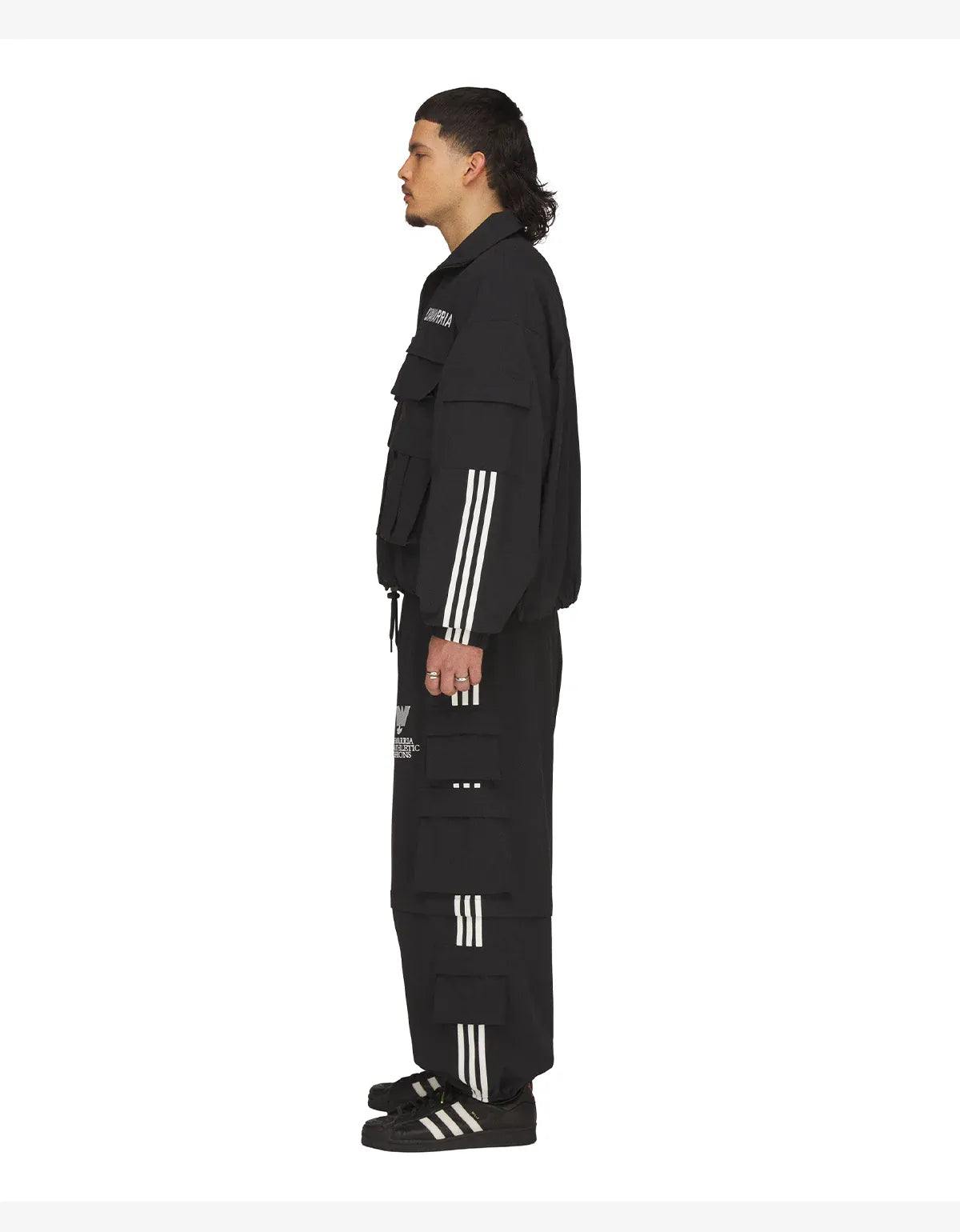 Willy Chavarria x Adidas Black Cargo Pant KS6439