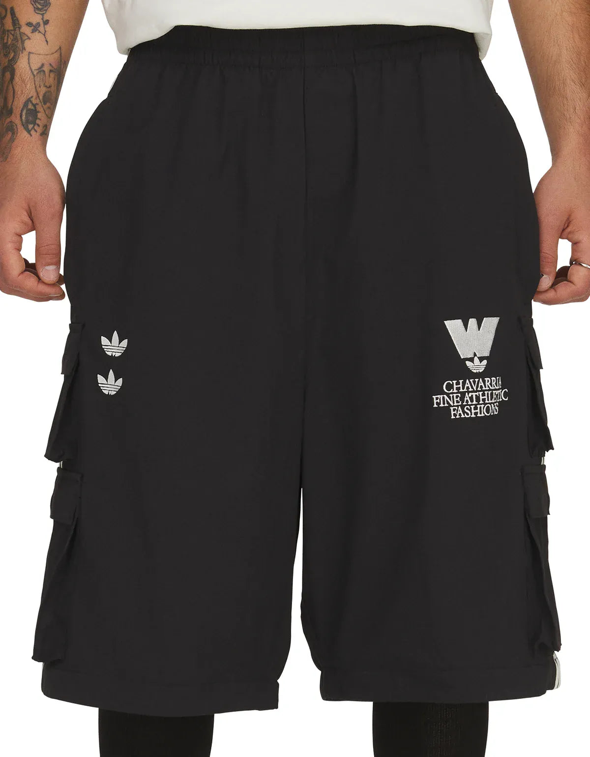 Willy Chavarria x Adidas Black Cargo Pant KS6439