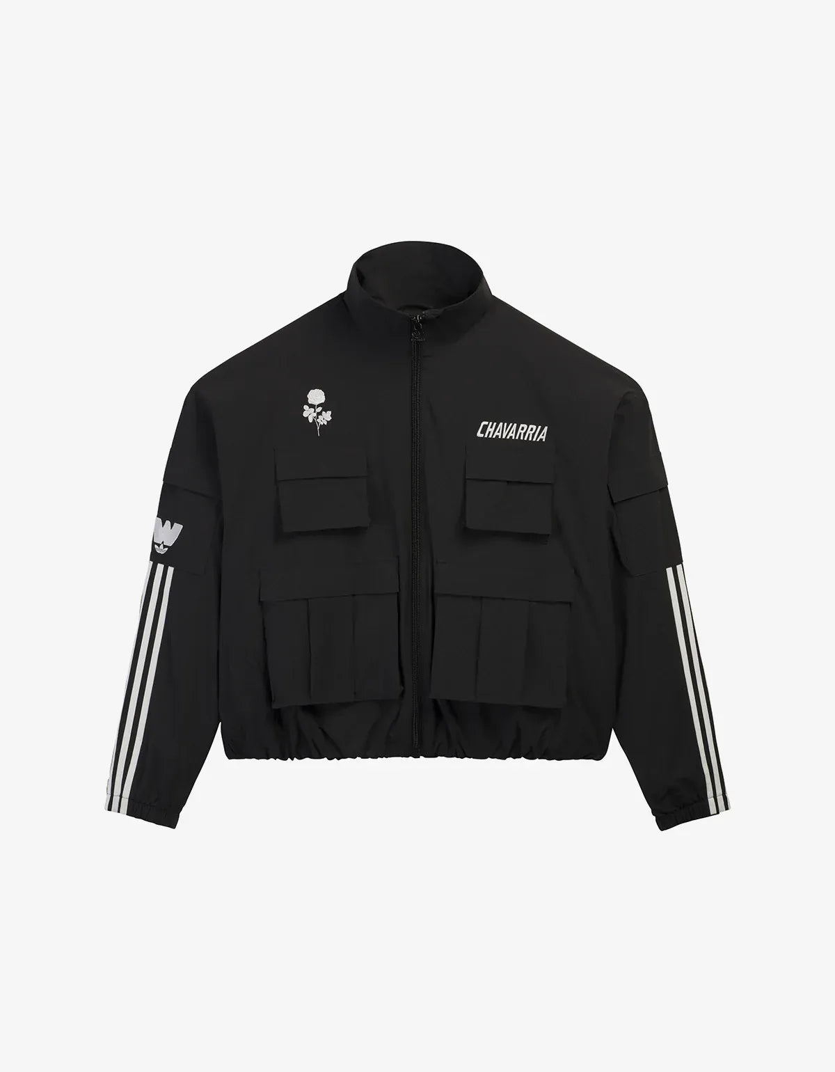 Willy Chavarria x Adidas Black Cargo Track Top KW1732
