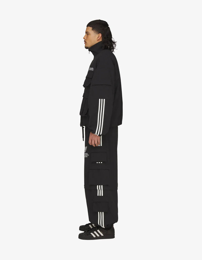 Willy Chavarria x Adidas Black Cargo Track Top – mens designer