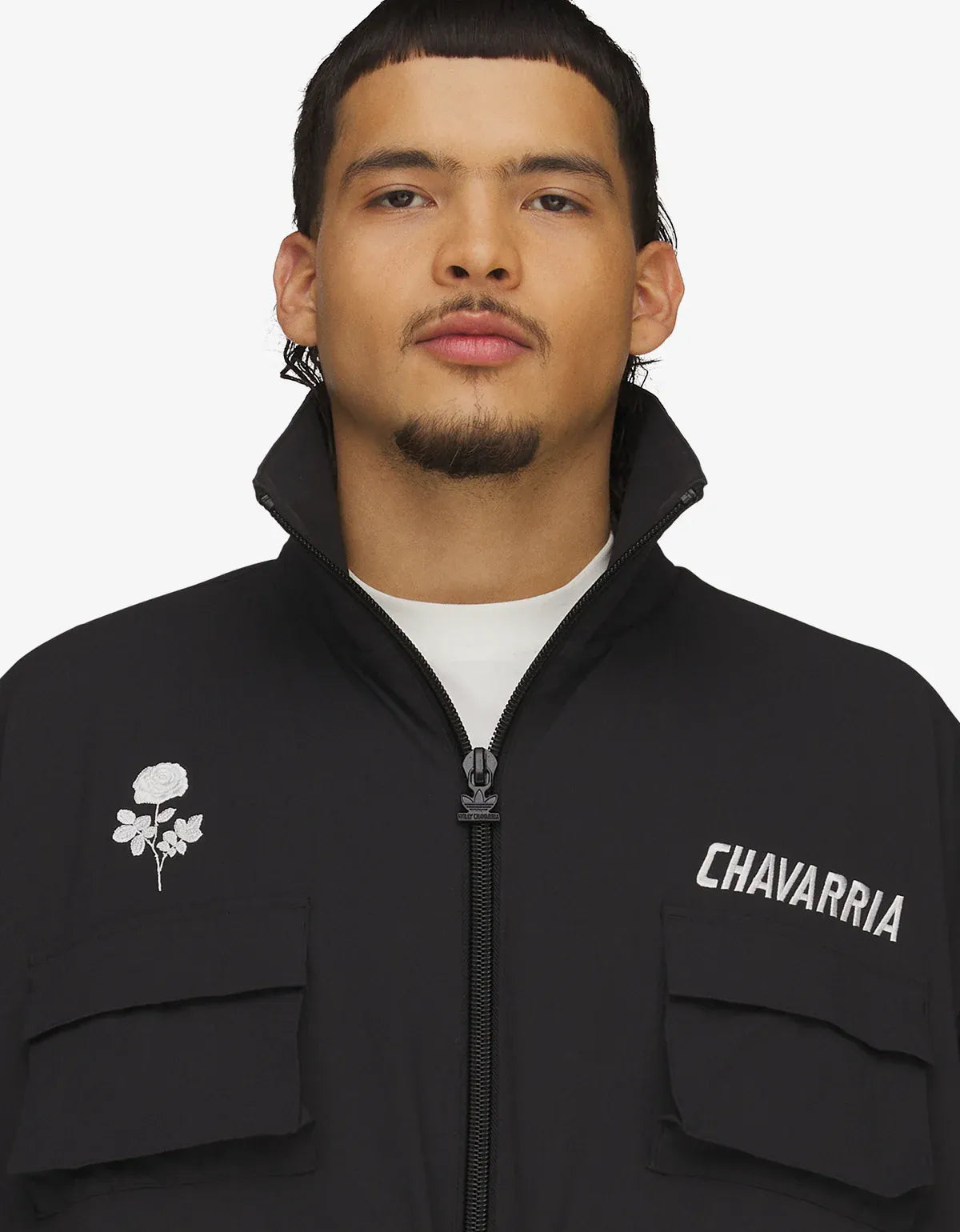 Willy Chavarria x Adidas Black Cargo Track Top KW1732