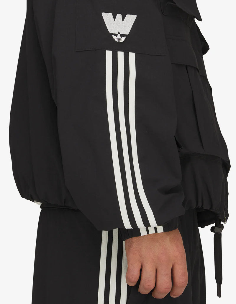 Willy Chavarria x Adidas Black Cargo Track Top – mens designer