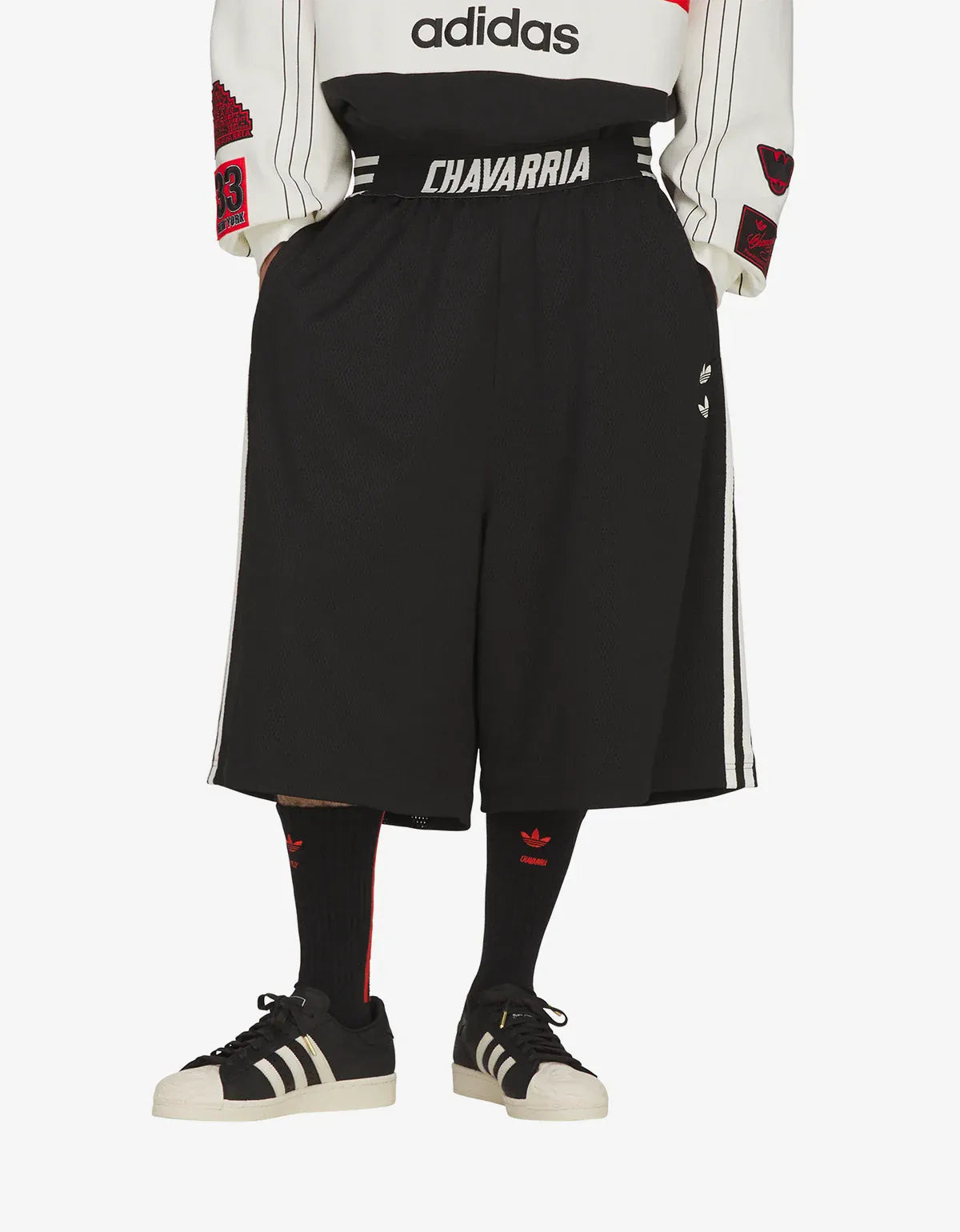 Willy Chavarria x Adidas Black Mesh Short KR8682