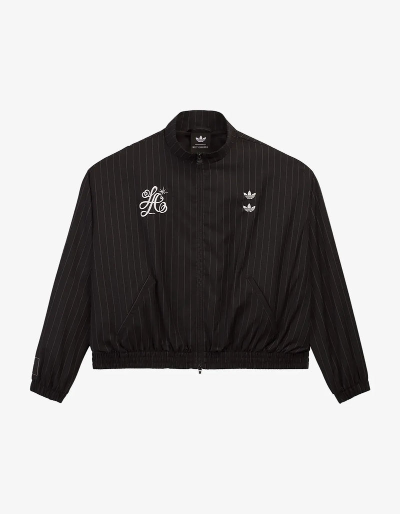 Willy Chavarria x Adidas Black Pinstripe Track Jacket KR8696