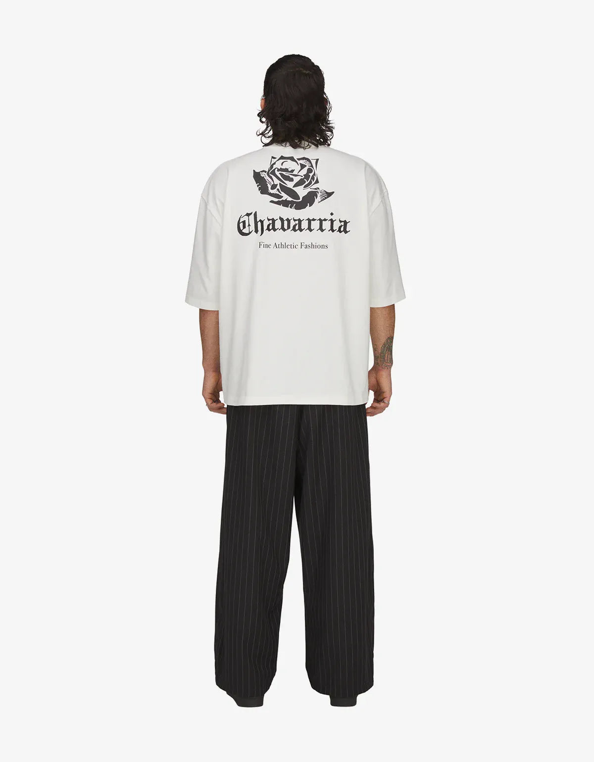 Willy Chavarria x Adidas Black Pinstripe Track Pant KR8688