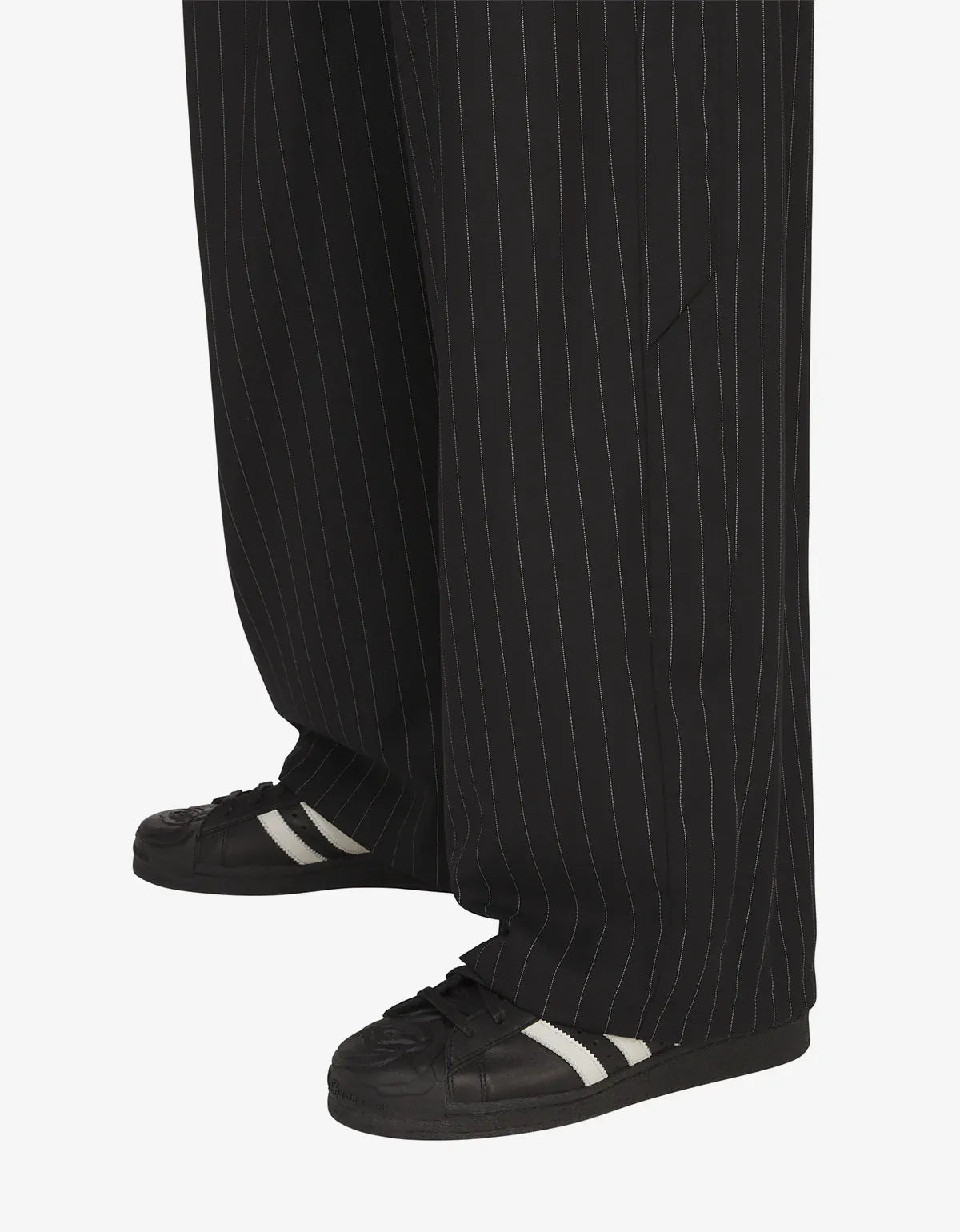 Willy Chavarria x Adidas Black Pinstripe Track Pant KR8688