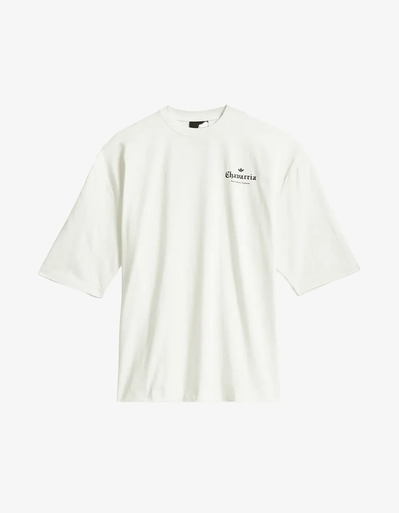 Willy Chavarria x Adidas White Logo T-Shirt KR8687