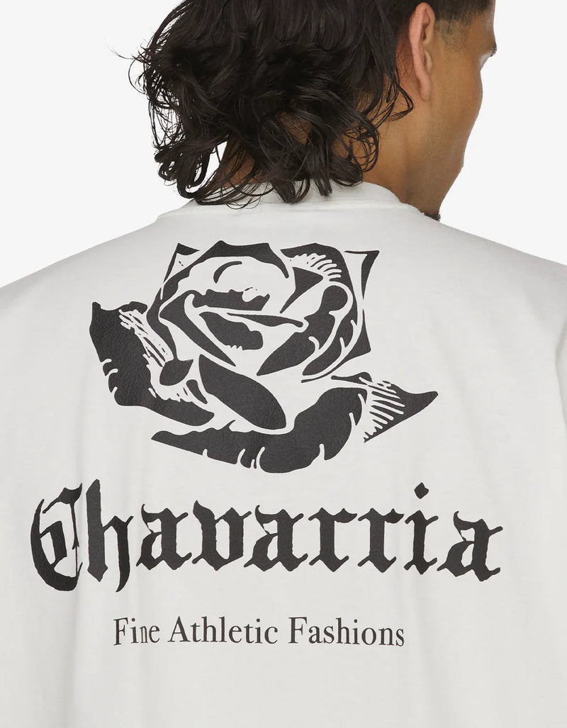 Willy Chavarria x Adidas White Logo T-Shirt – mens designer