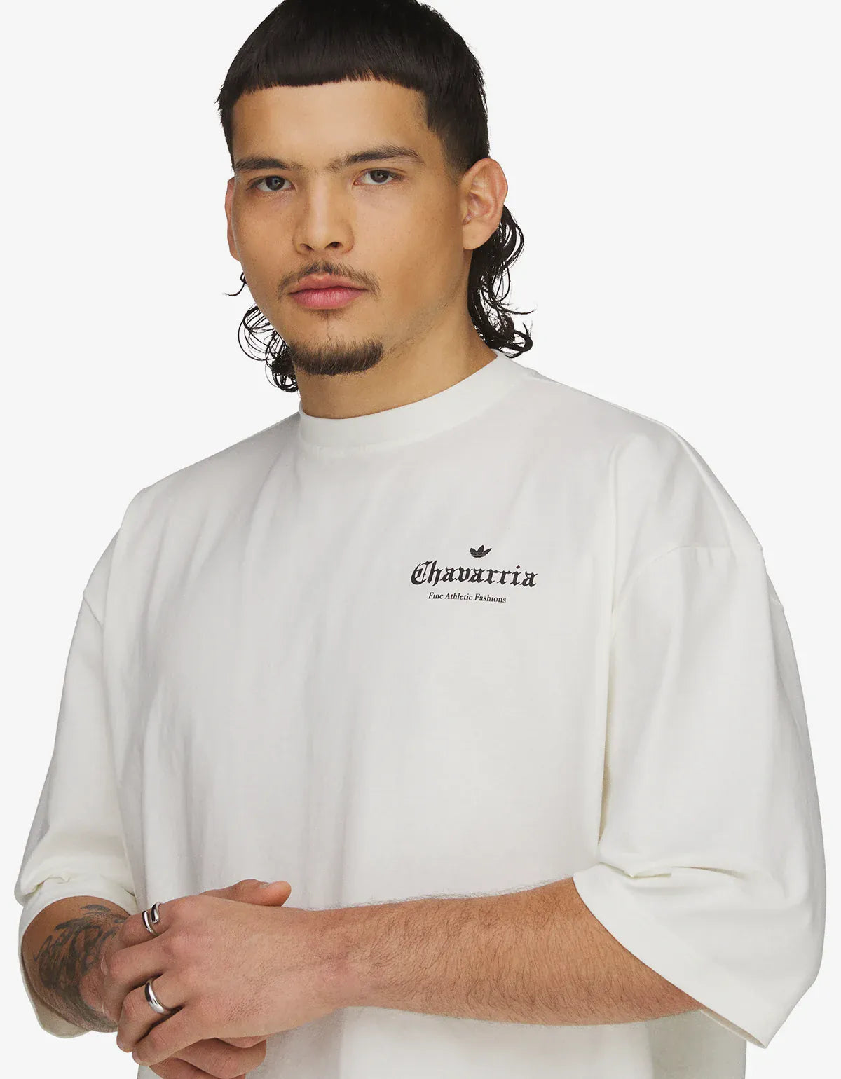 Willy Chavarria x Adidas White Logo T-Shirt KR8687