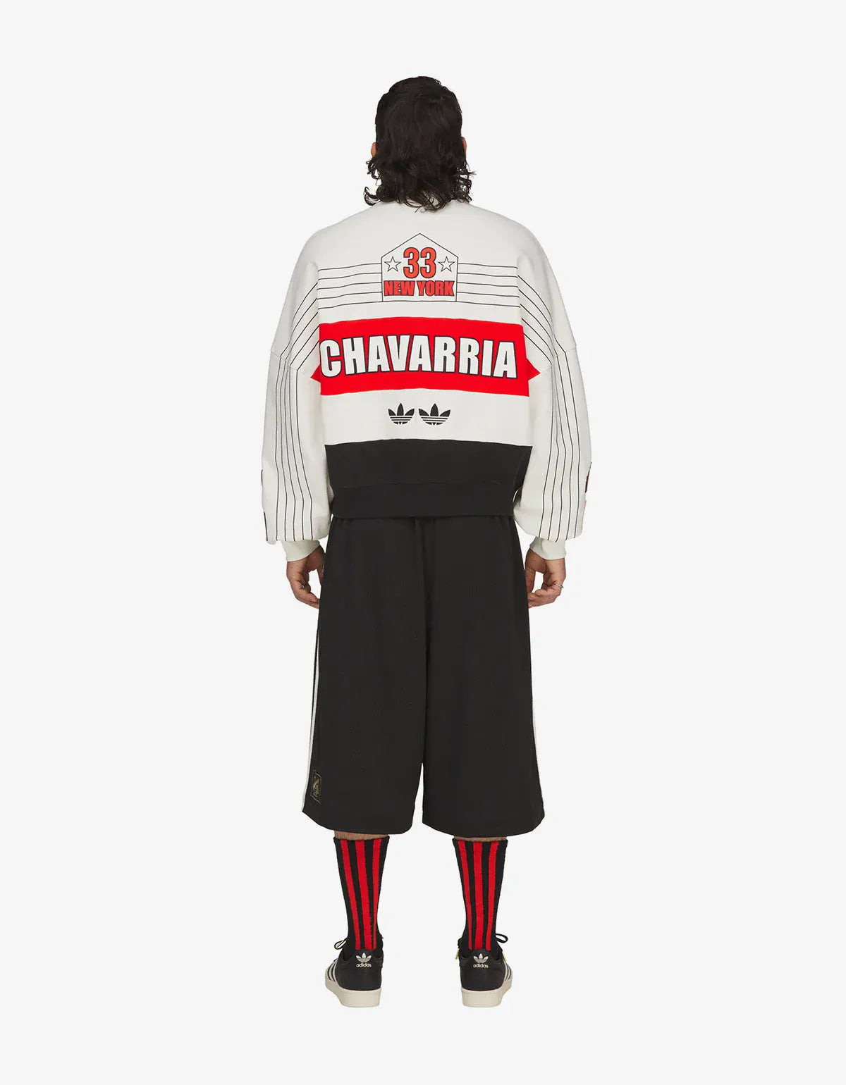 Willy Chavarria x Adidas White NY Sweatshirt KS6444