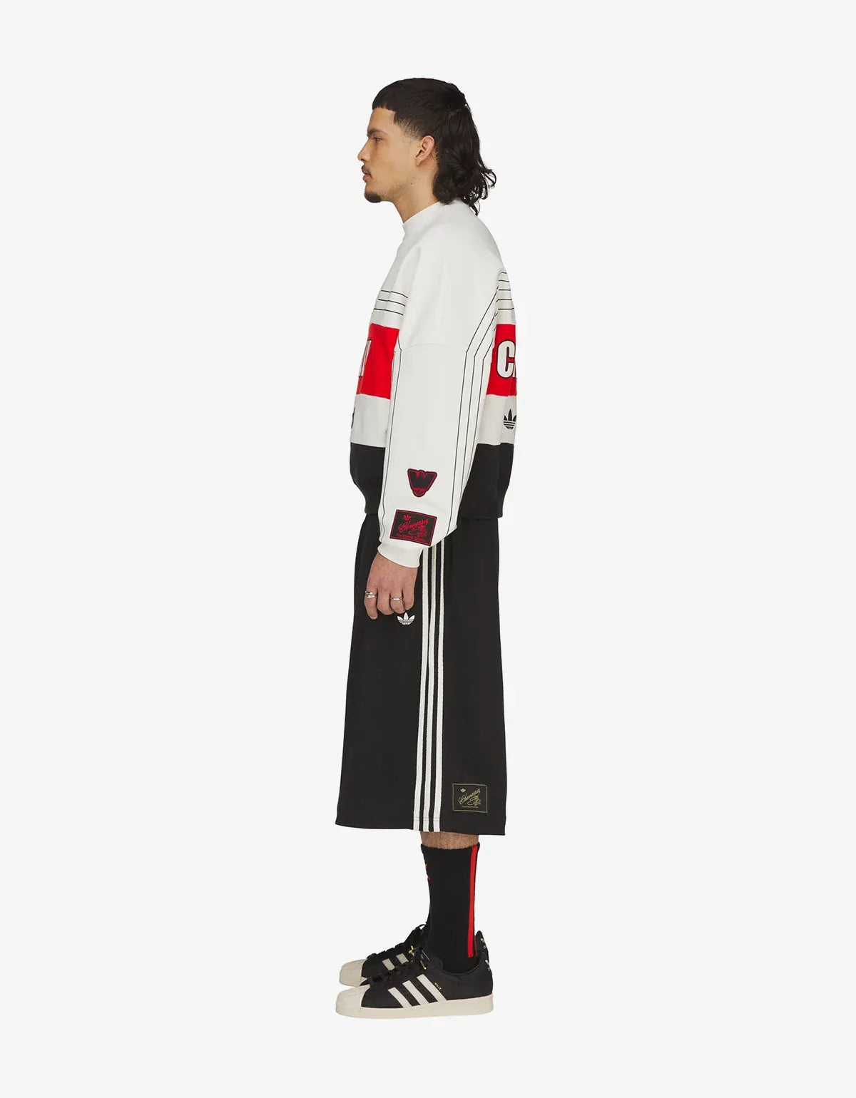 Willy Chavarria x Adidas White NY Sweatshirt KS6444