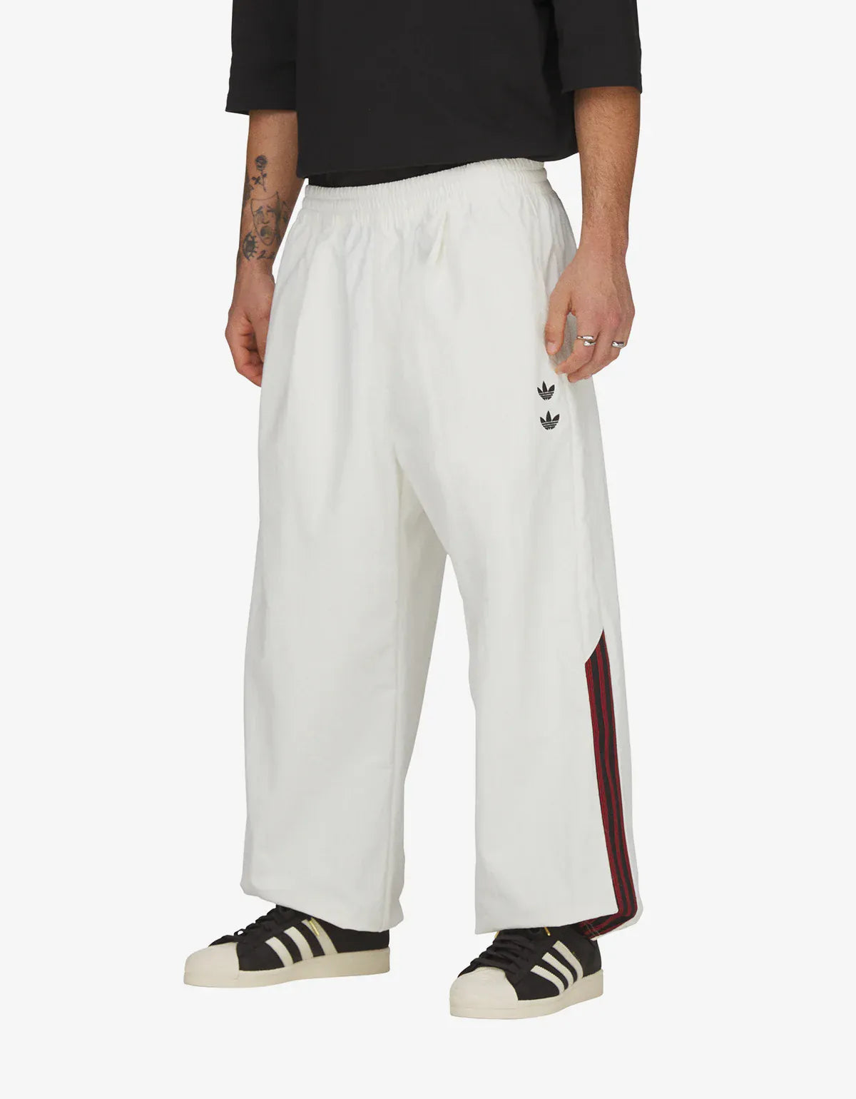 Willy Chavarria x Adidas White Woven Track Pant KT2617