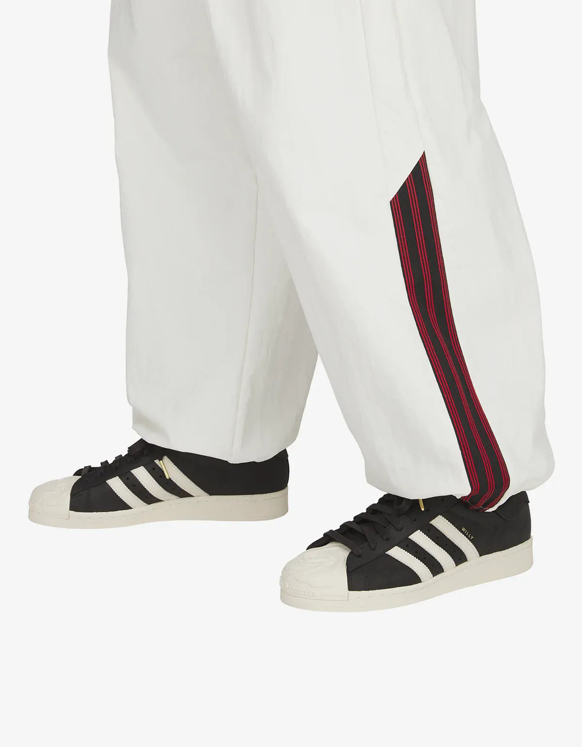 Willy Chavarria x Adidas White Woven Track Pant KT2617