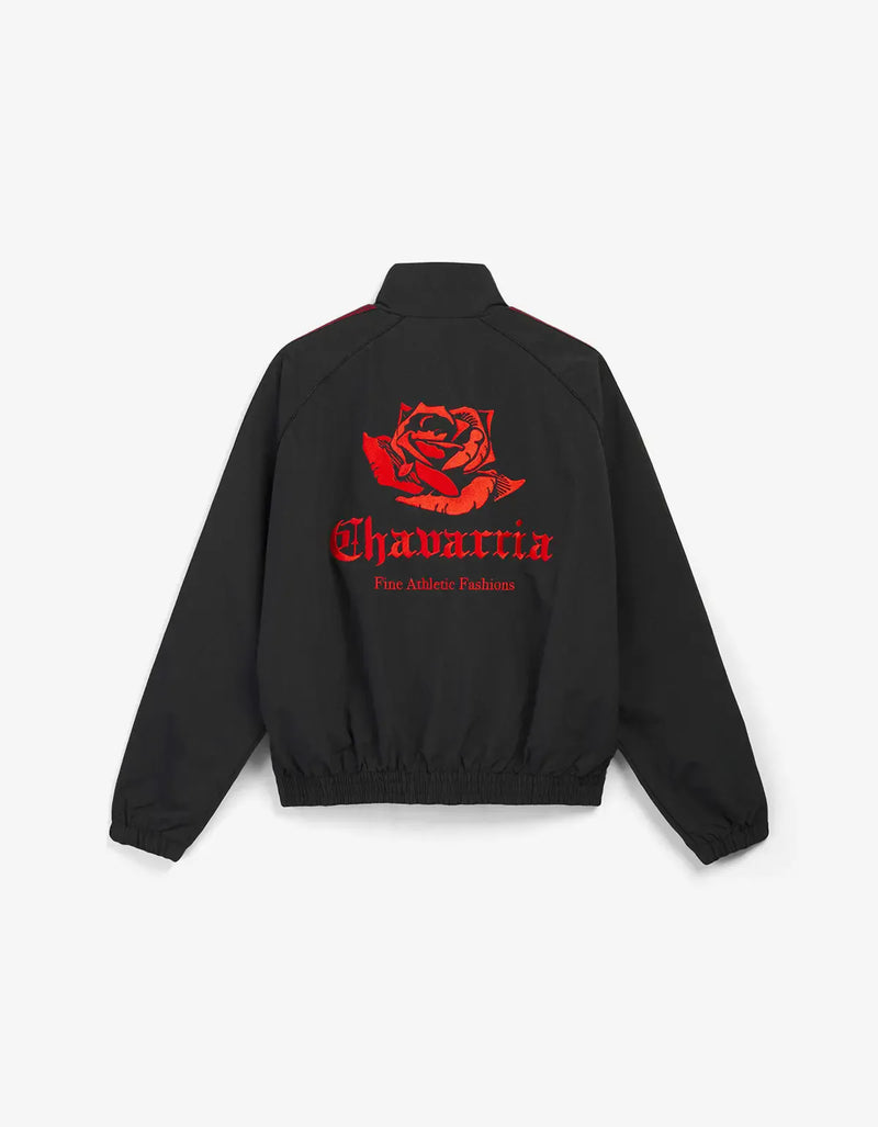 Willy Chavarria x Adidas Black Chavarria Woven Track Jacket – mens