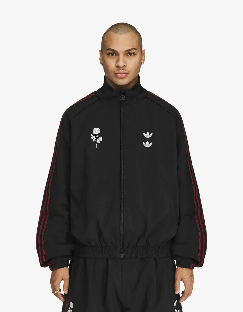 Willy Chavarria x Adidas Black Chavarria Woven Track Jacket – mens