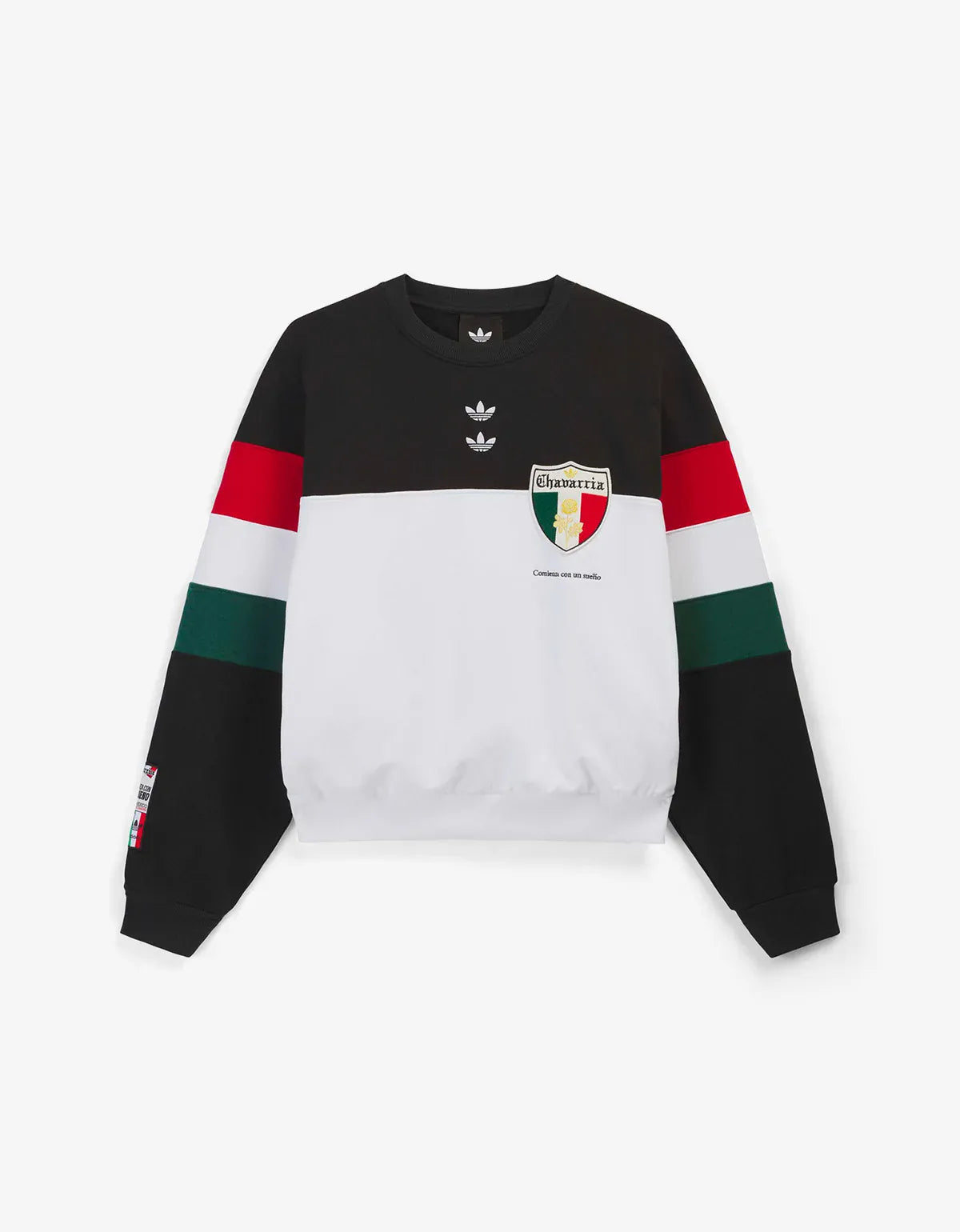 Willy Chavarria x Adidas Black Fleece Crewneck Sweatshirt KV1976