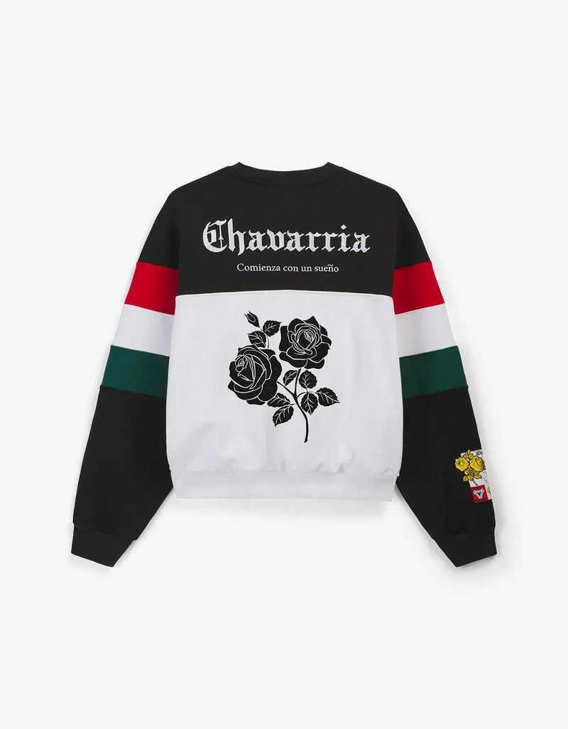 Willy Chavarria x Adidas Black Fleece Crewneck Sweatshirt KV1976