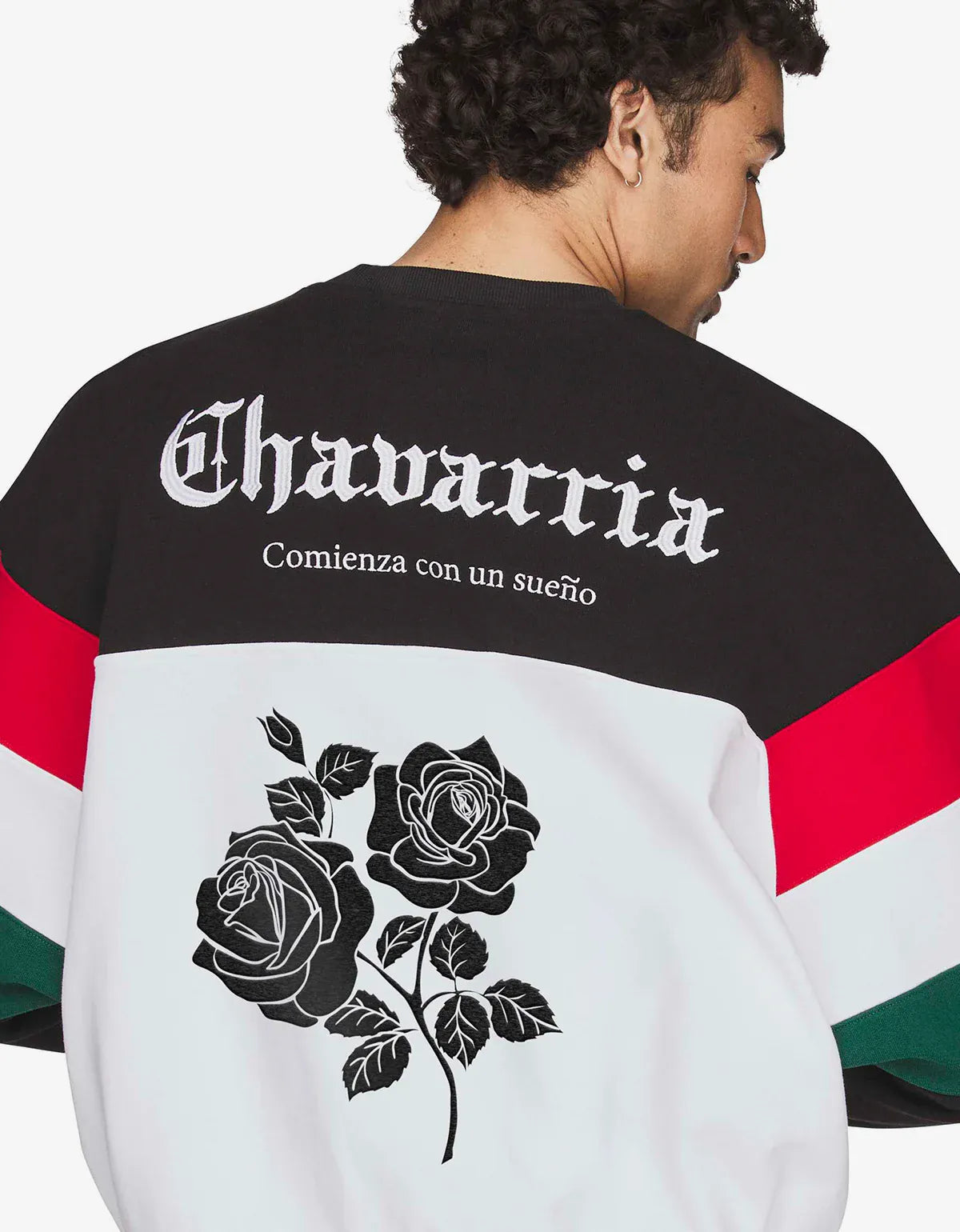 Willy Chavarria x Adidas Black Fleece Crewneck Sweatshirt KV1976