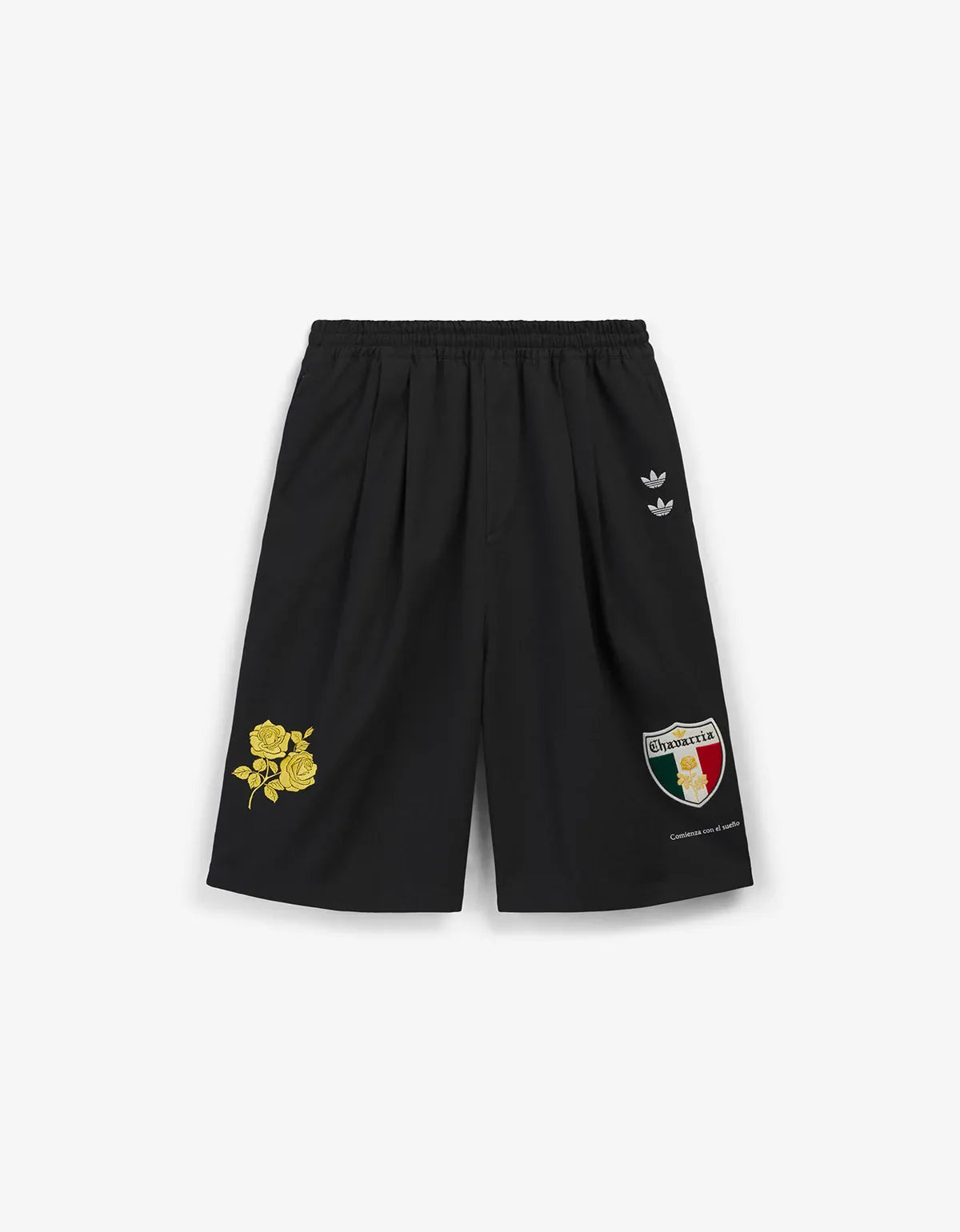 Willy Chavarria x Adidas Black Long Twill Short KV1975