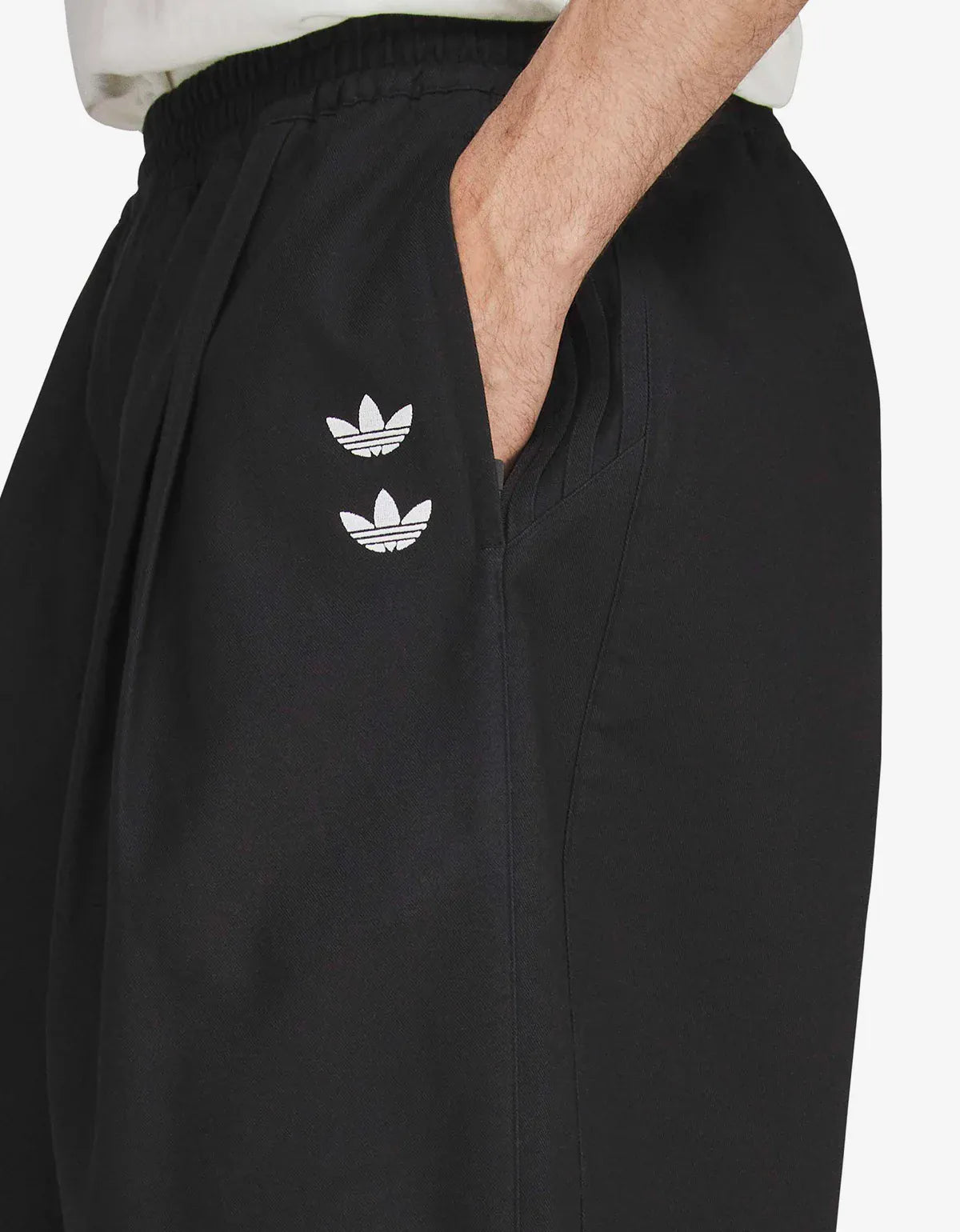 Willy Chavarria x Adidas Black Long Twill Short KV1975