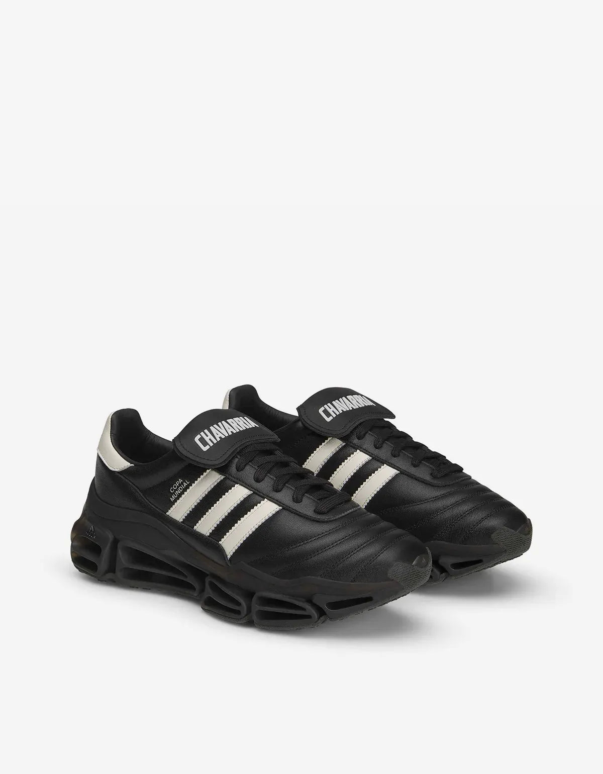 Willy Chavarria x Adidas Black Megaride Copa Trainers KZ8743 