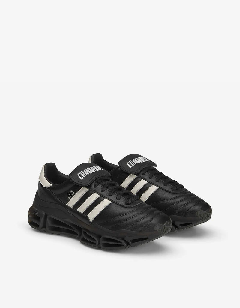 Willy Chavarria x Adidas Black Megaride Copa Trainers KZ8743 