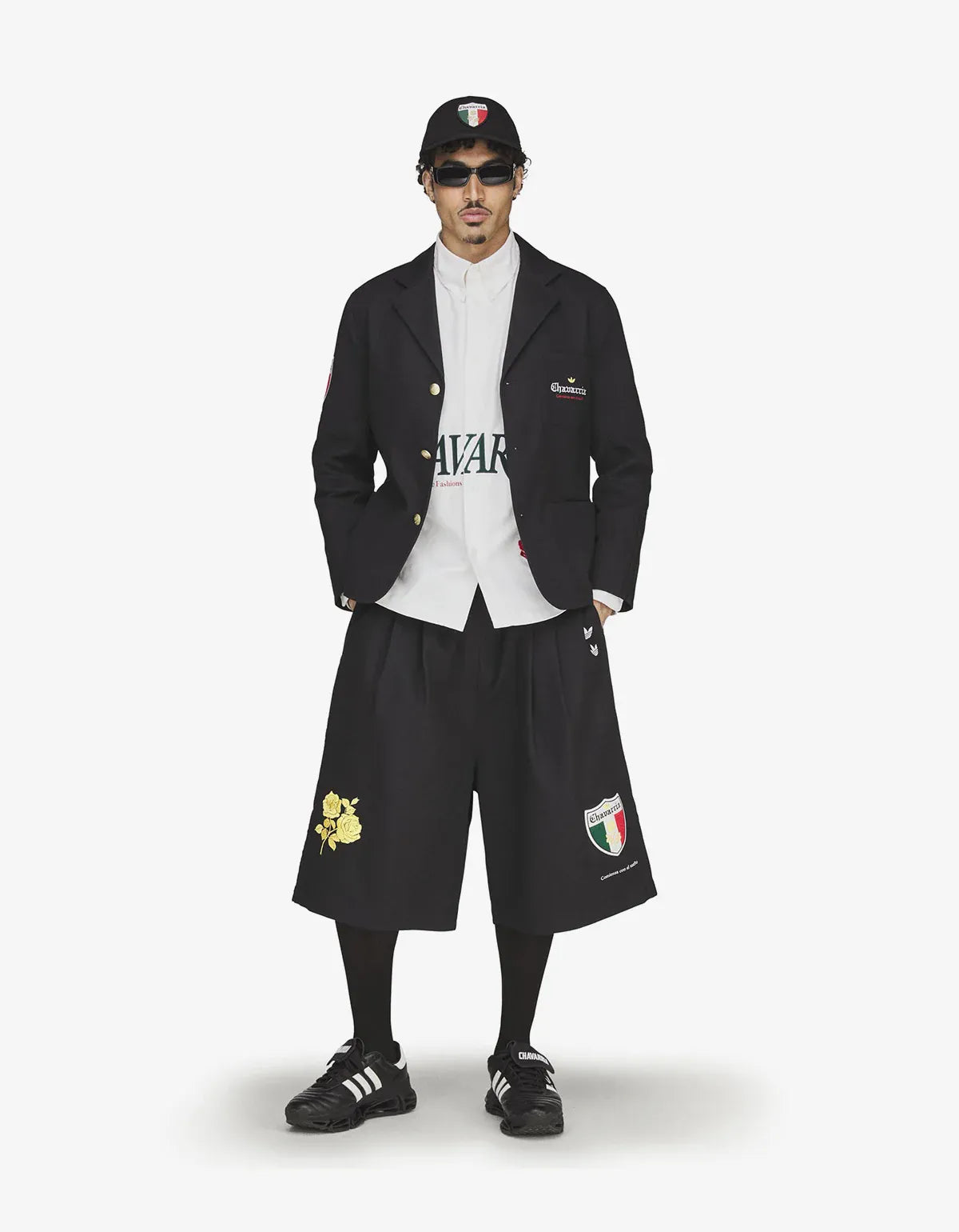 Willy Chavarria x Adidas Black Players Twill Blazer Jacket KV1966