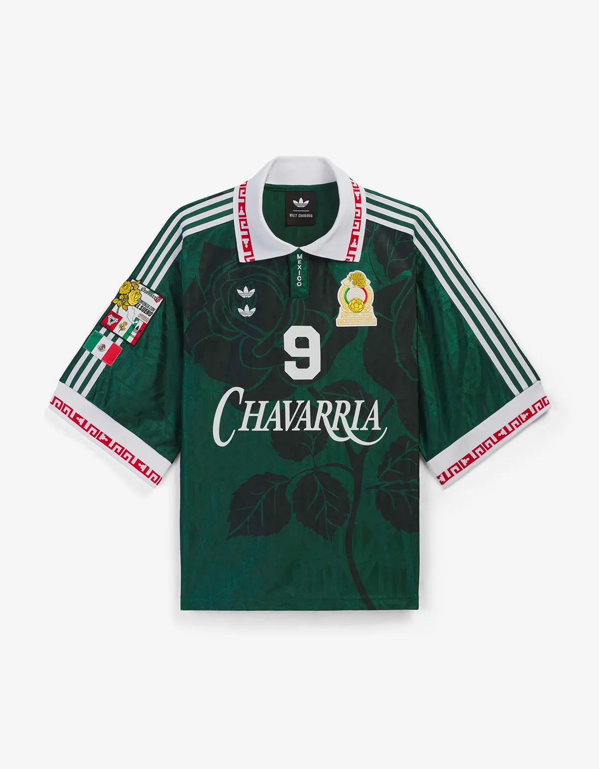 Willy Chavarria x Adidas Originals Green Soccer Jersey KU7803
