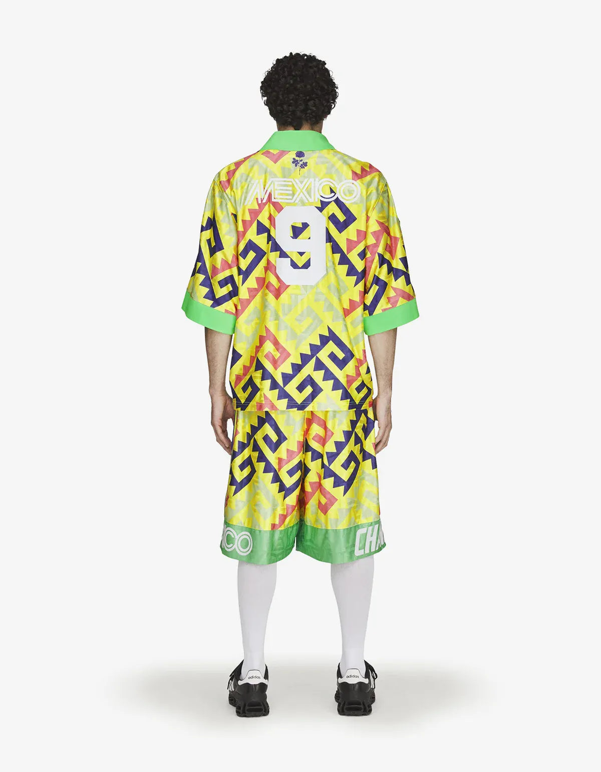 Willy Chavarria x Adidas Originals Yellow AOP Goalkeeper Jersey KU7799