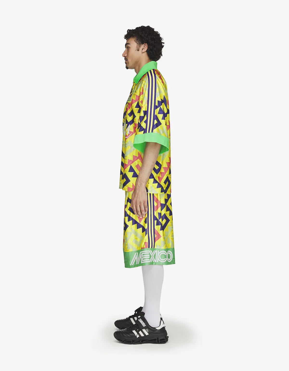 Willy Chavarria x Adidas Originals Yellow AOP Goalkeeper Jersey KU7799
