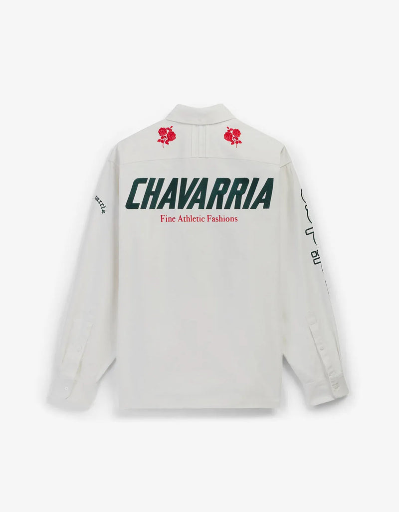 Willy Chavarria x Adidas White Button Up Shirt KV1980