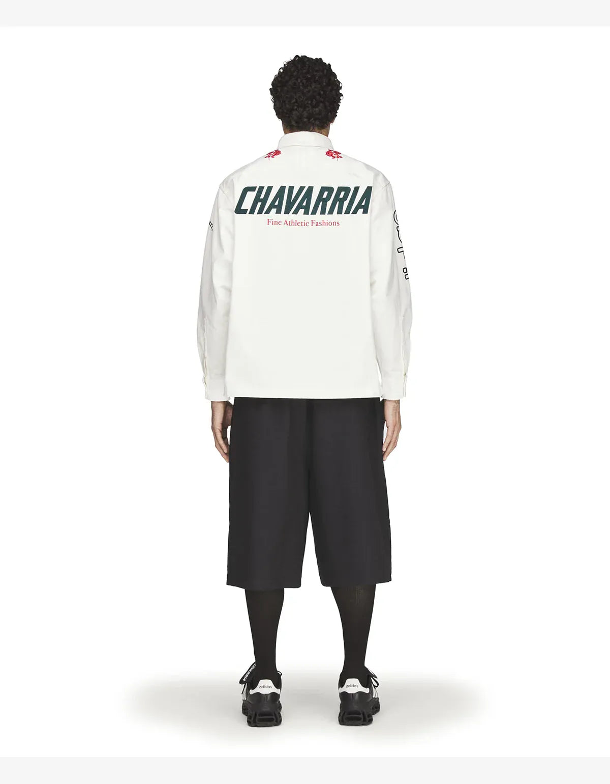 Willy Chavarria x Adidas White Button Up Shirt KV1980