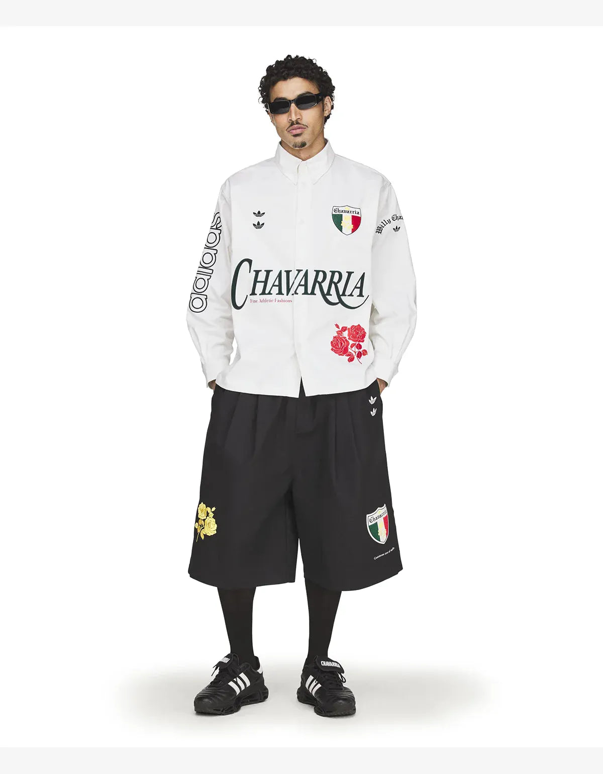 Willy Chavarria x Adidas White Button Up Shirt KV1980