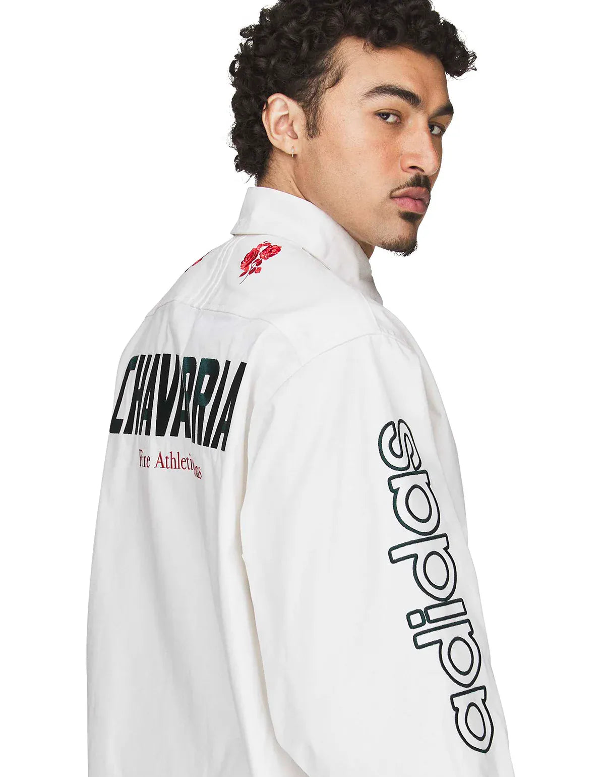 Willy Chavarria x Adidas White Button Up Shirt KV1980